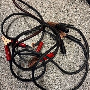 Heavy Duty Jumper Cables 12ft Car Battery Booster Cables Red Black